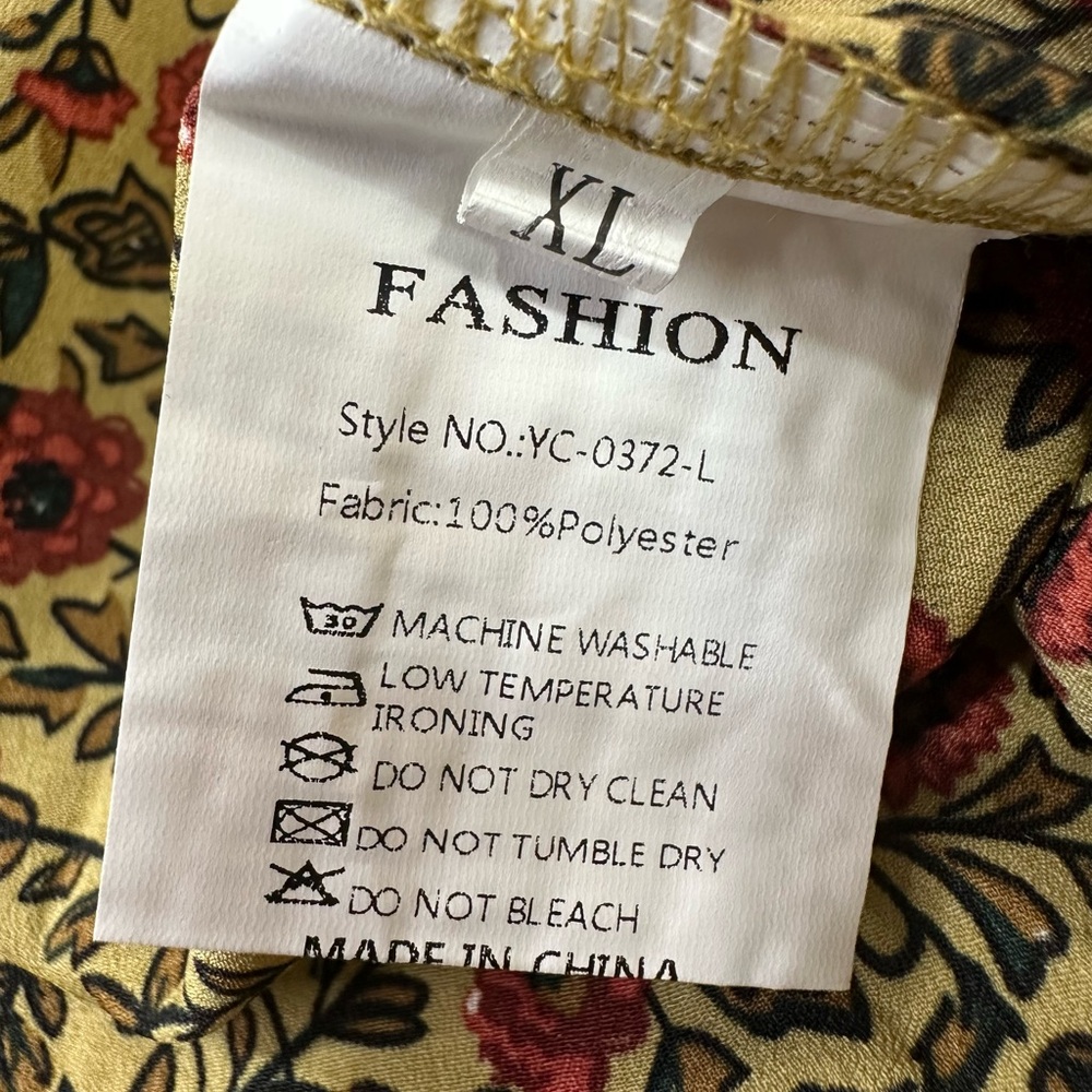 Floral Print Spaghetti Strap Sun Dress - Picture 14 of 16